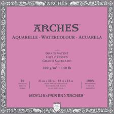 BLOCCO ARCHES 300gr cm31x31 GS 20fg COLLATO QUATTRO LATI