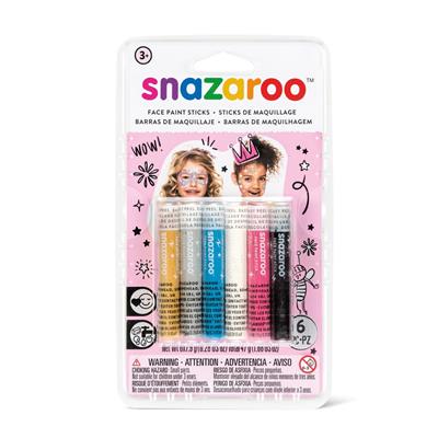 COLORI VISO STICK 6 COLORI SNAZAROO COLART 1172013