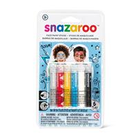 COLORI VISO STICK 6 COLORI SNAZAROO COLART 1172014