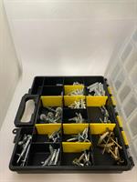VALIGETTA 630pz ORGANIZER DOPPIA 38x33x6+6cm 16+16 SCOMPARTI