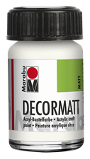 DECORMATT ACRILICO 15ml BIANCO OPACO 070 MARABU
