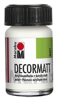 DECORMATT ACRILICO 15ml BIANCO OPACO 070 MARABU
