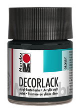 MARABU DECORLACK 50ml NERO 073 BRILLANTE