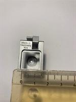 LENTE CONTAFILI 15x15mm D27,5mm INGRANDIMENTI x 10 METALLO VE