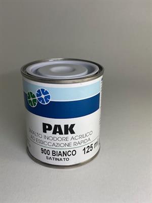 SMALTO ACQUA PAK SATINATO 125ml BIANCO 900
