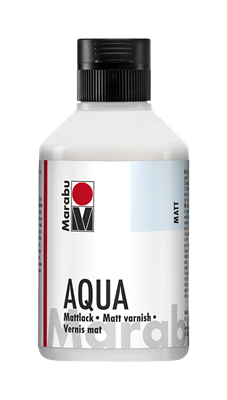 MARABU DECORLACK 250ml TRASPARENTE OPACO ACQUA LACCA MATTLACK