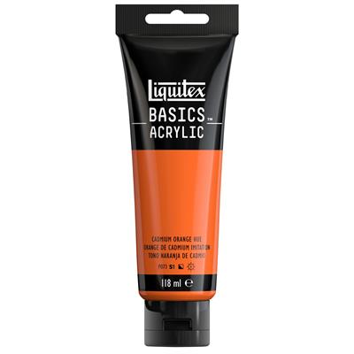 ACRILICO LIQUITEX BASICS 118ml ARANCIO CADMIO 720